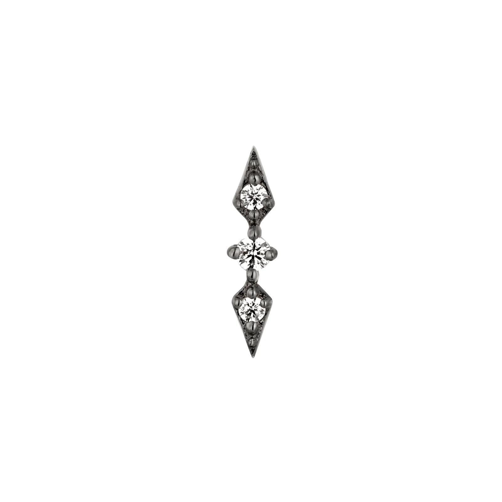 Buddha | 14k gold | Worthy | Swarovski Crystal CZ + Rhodium