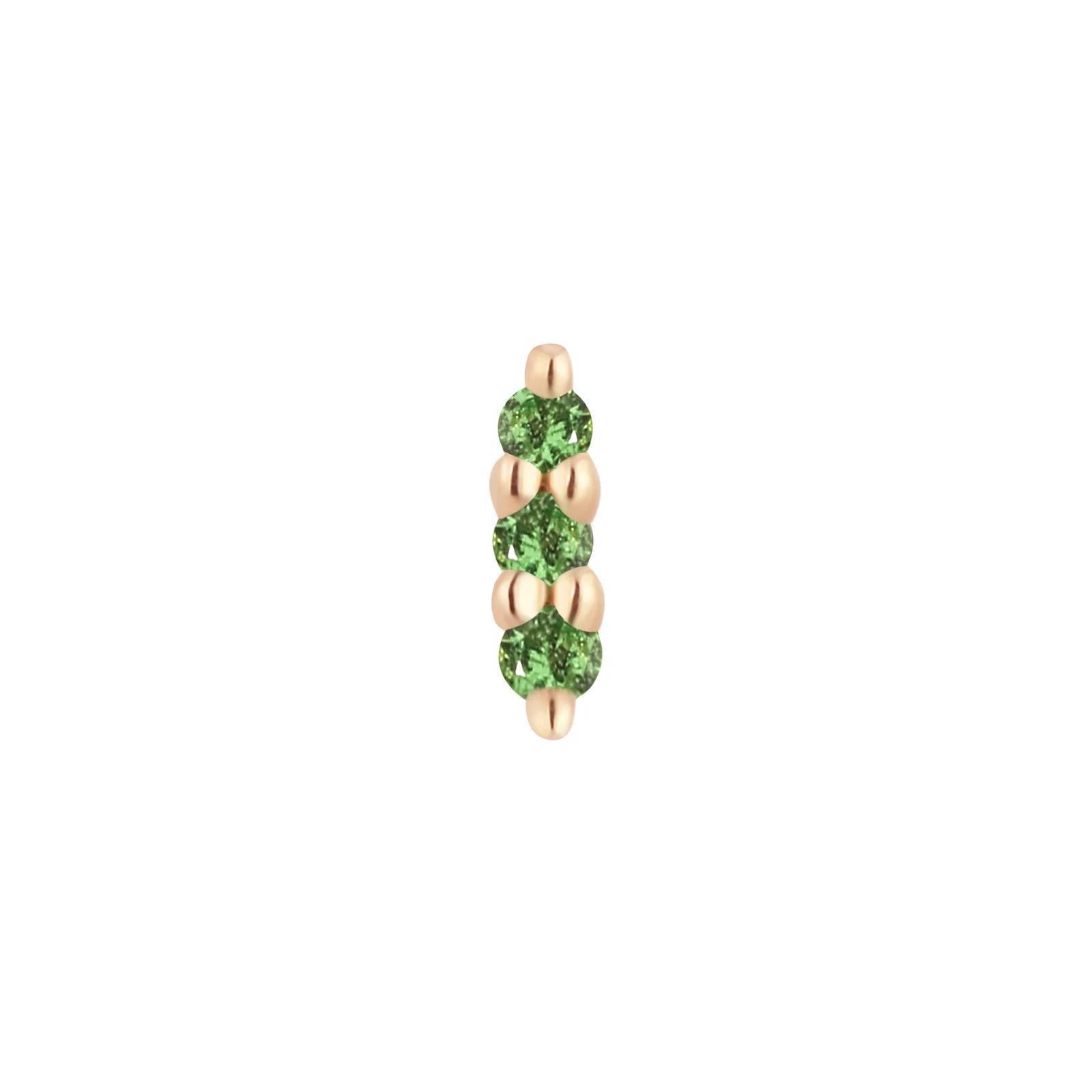 Buddha | 14k gold | Mishka 3 | Tsavorite