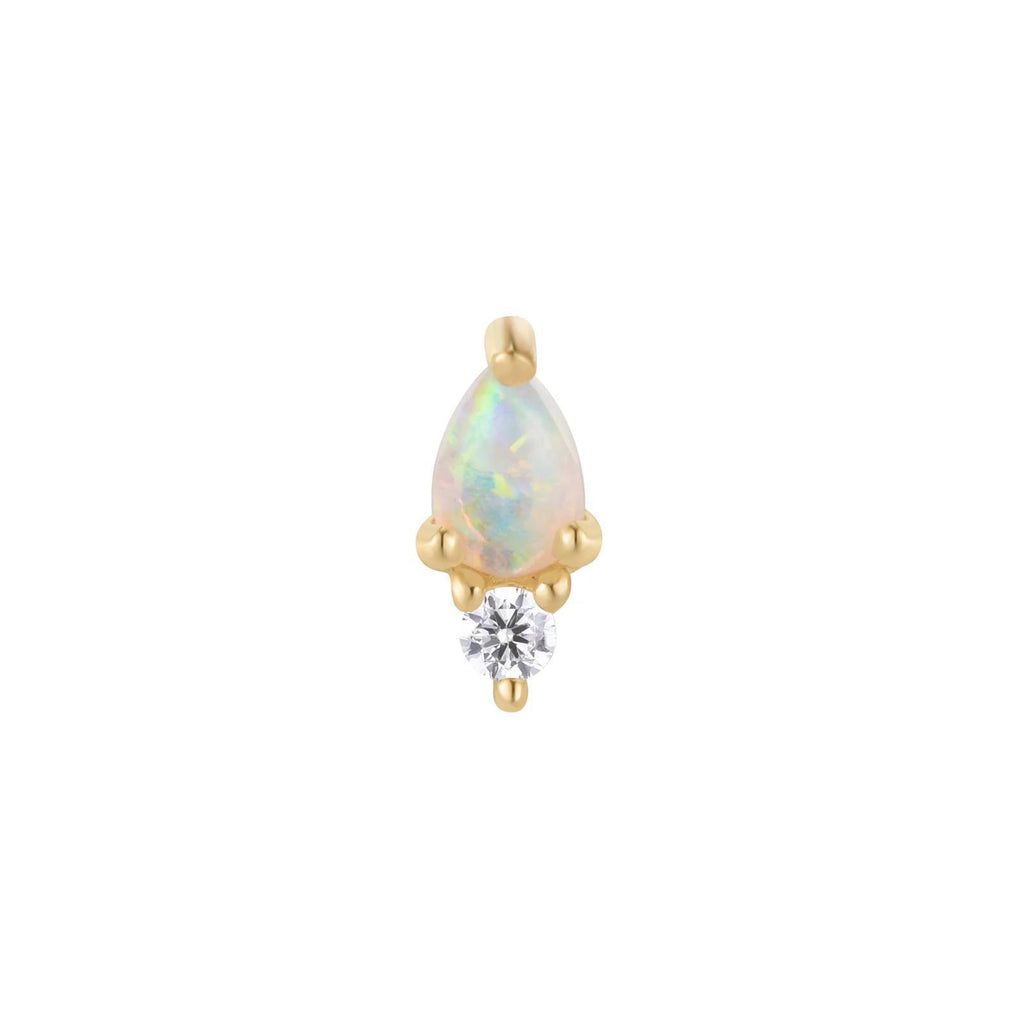 Buddha | 14k gold | Daydream | Australian Opal + CZ