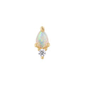 Buddha | 14k gold | Daydream | Australian Opal + CZ