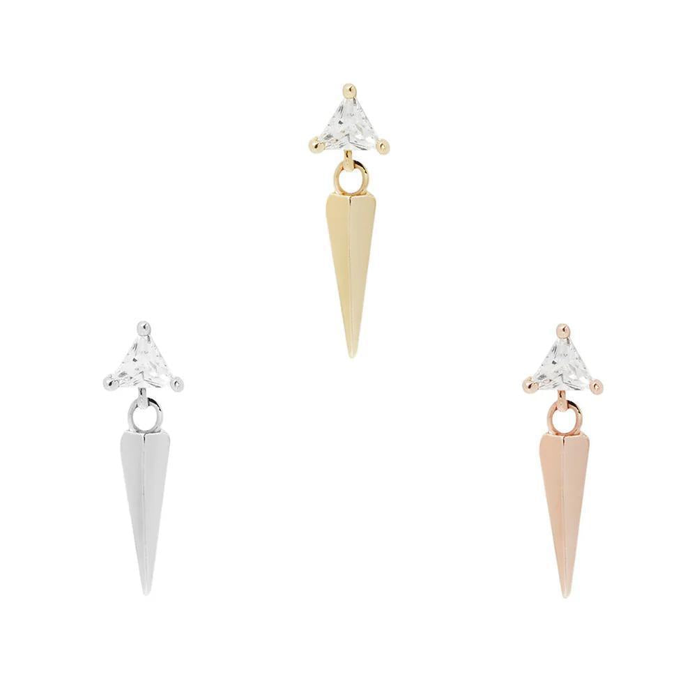 Buddha | 14k gold | Saint | Clear CZ