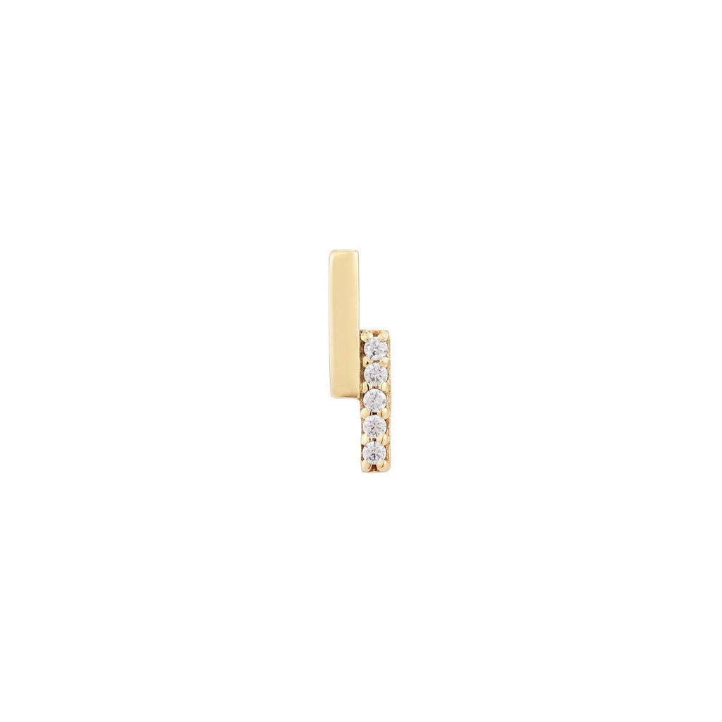Buddha | 14k gold | Encore | Clear CZ