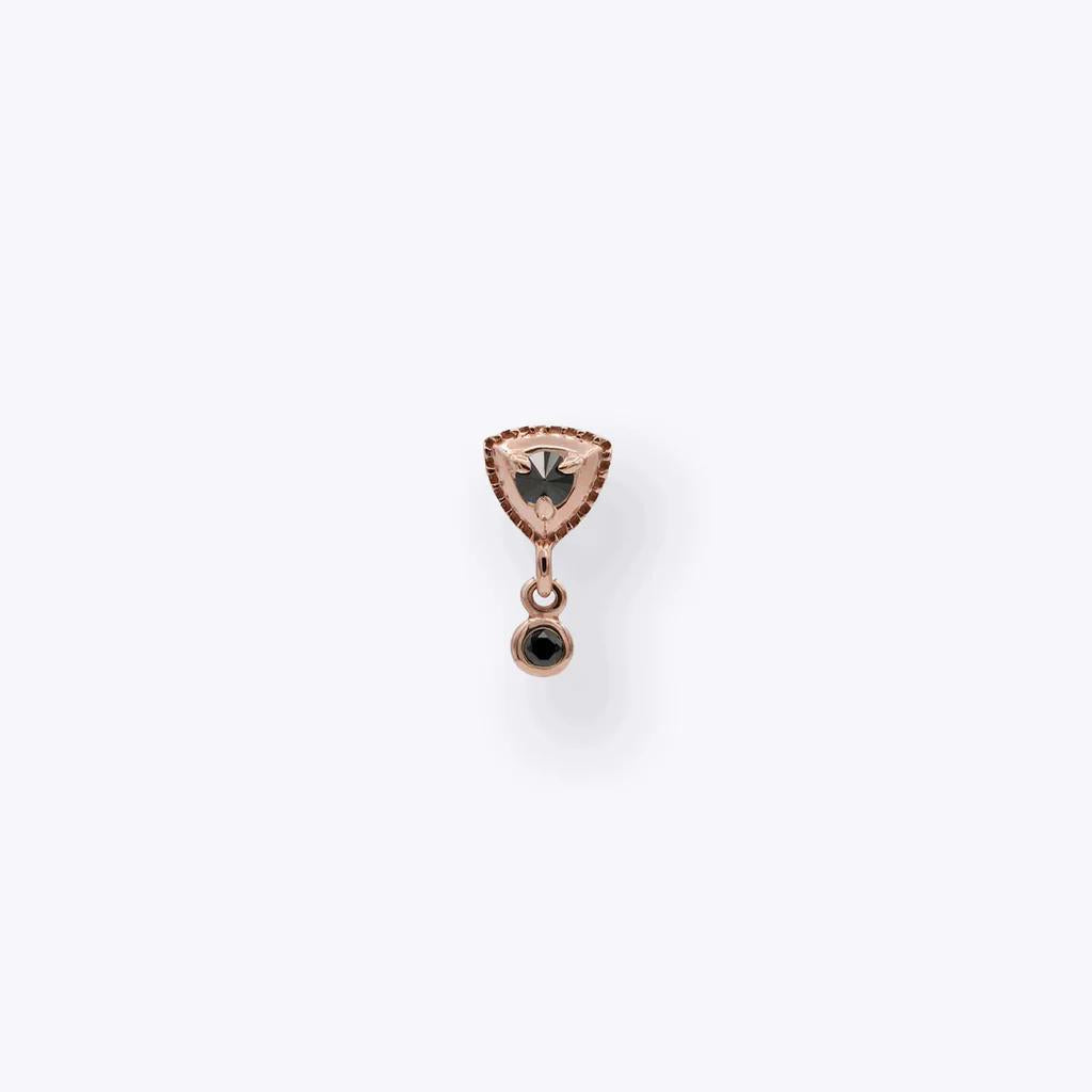 Tether | 14k gold | Hero Drop | Black Diamond