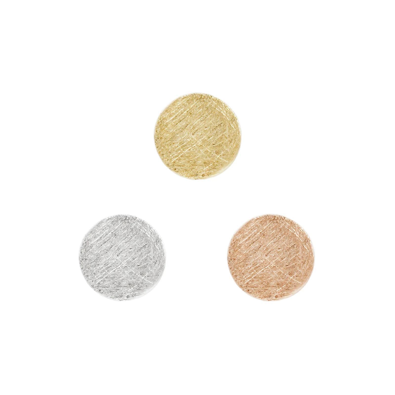 Buddha | 14k gold | Textured Disk