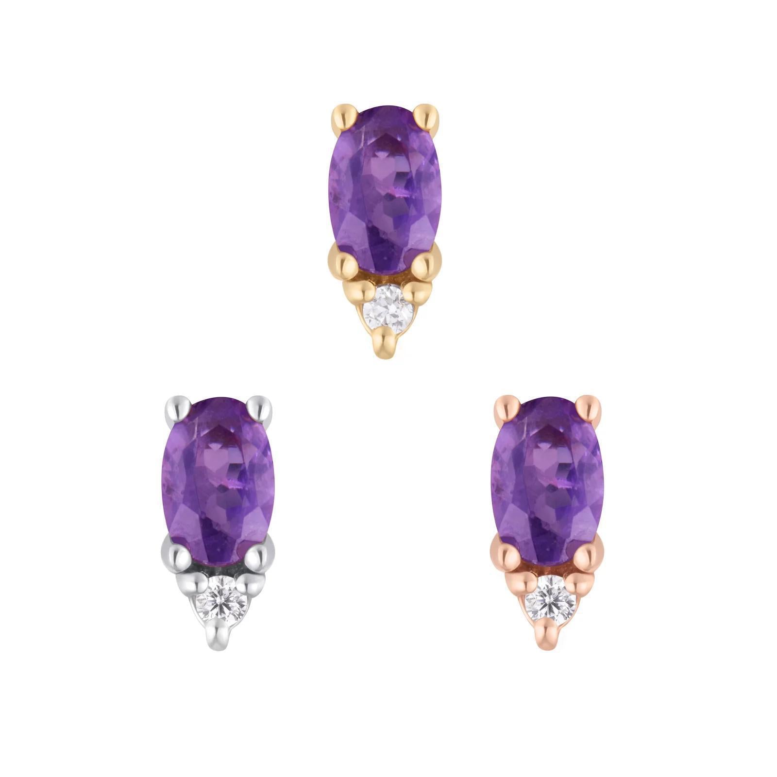 Buddha | 14k gold | Desden | Amethyst + CZ