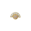 Buddha | 14k gold | Kahlo | Australian Opal + CZ