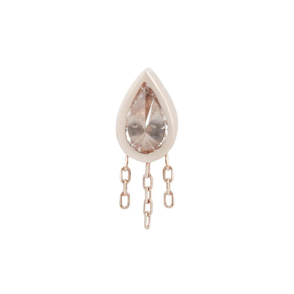 Buddha | 14k gold | Let's Dance | Clear CZ