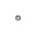 Buddha | 14k gold | Peekaboo | Aquamarine