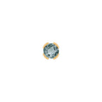 Buddha | 14k gold | Peekaboo | Aquamarine