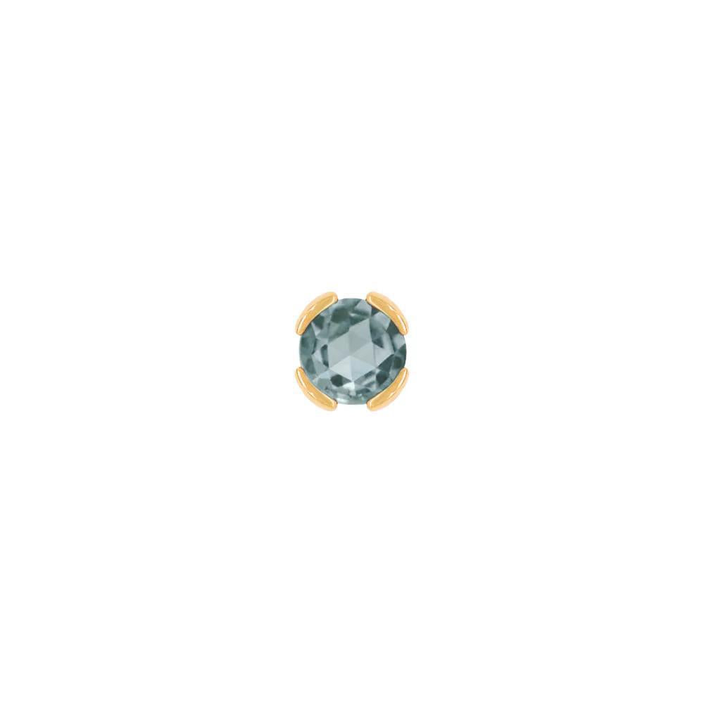 Buddha | 14k gold | Peekaboo | Aquamarine