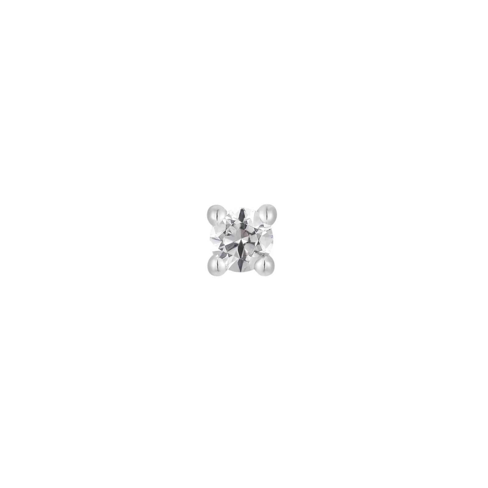 Buddha | 14k gold | Prong | Swarovski Crystal CZ