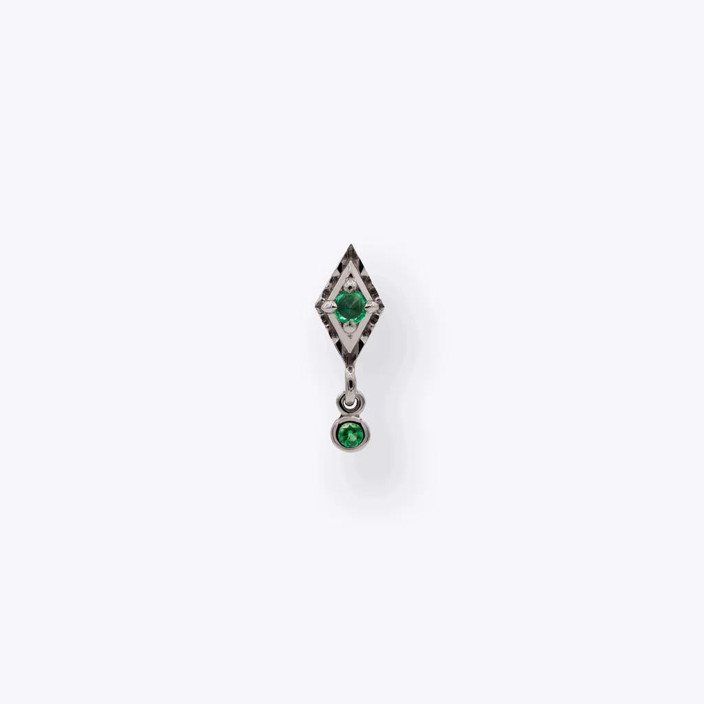 Tether | 14k gold | Dyna Drop | Emerald