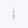 Tether | 14k gold | Hex Stud Orbit Charm