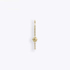 Tether | 14k gold | Hex Stud Orbit Charm