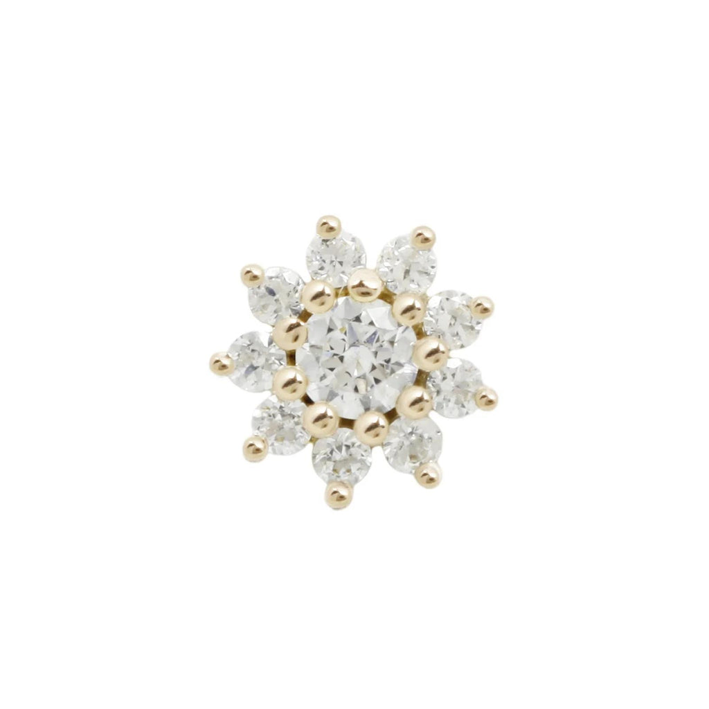 Buddha | 14k gold | Eloise | Clear CZ