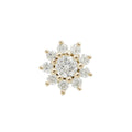 Buddha | 14k gold | Eloise | Clear CZ