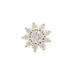 Buddha | 14k gold | Eloise | Clear CZ