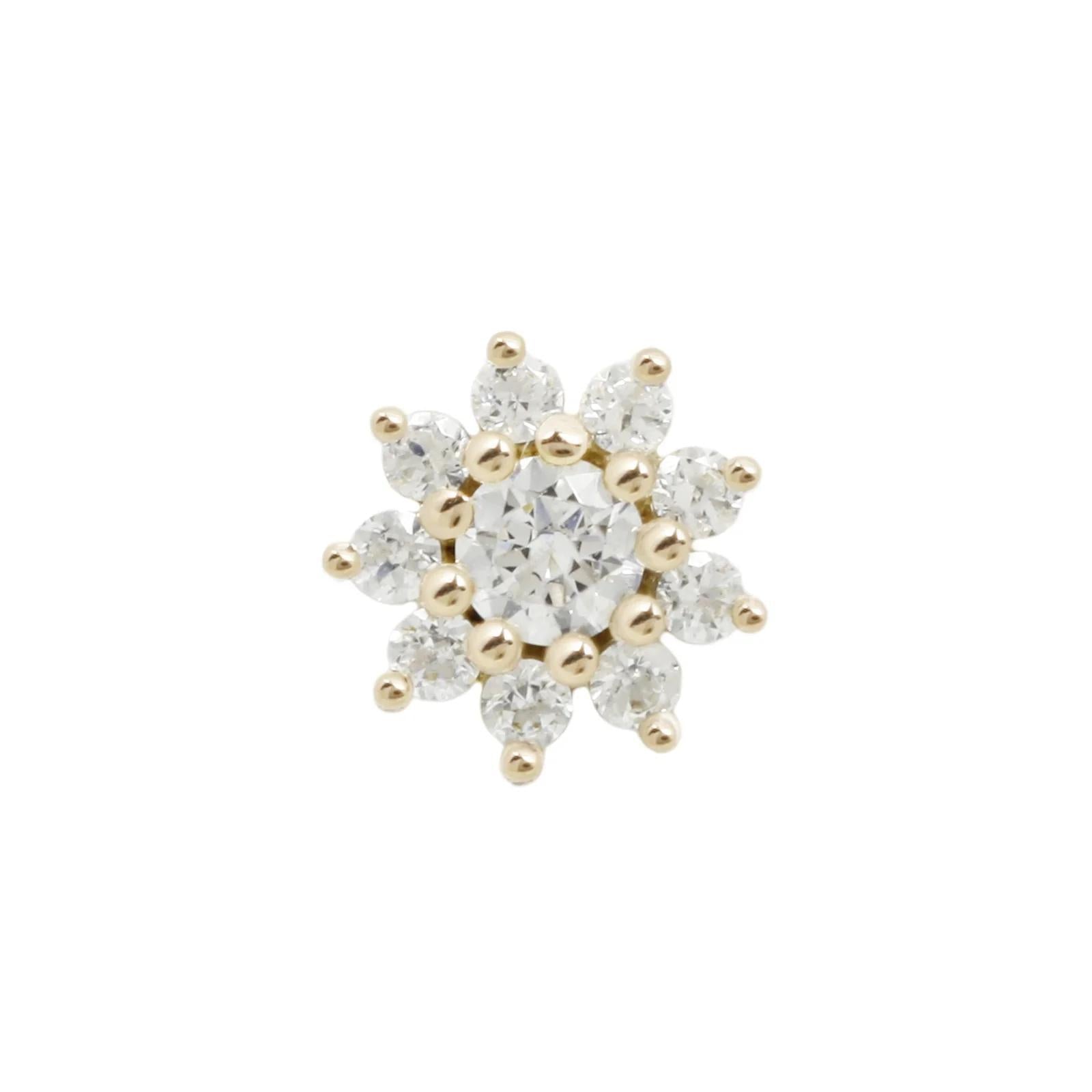 Buddha | 14k gold | Eloise | Clear CZ