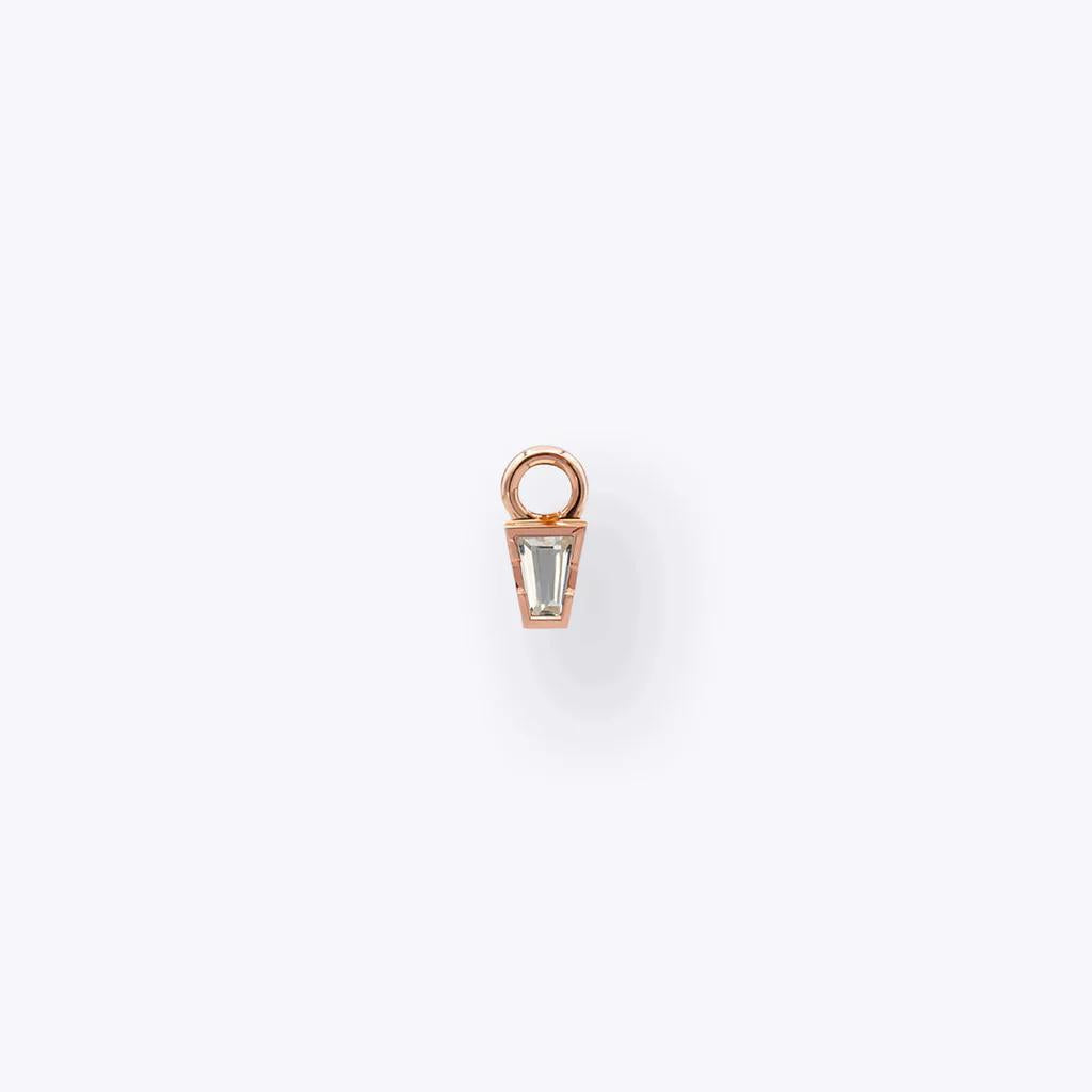 Tether | 14k gold | Linda Charm | White Topaz