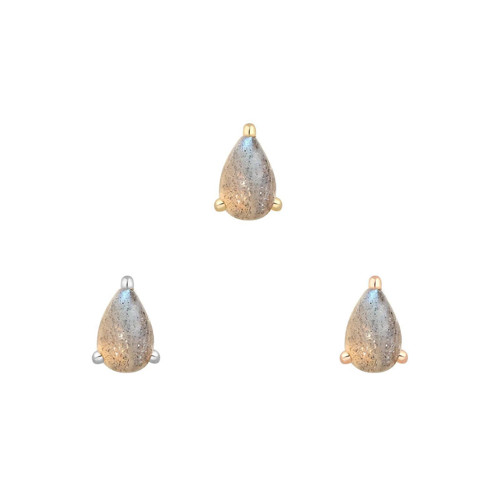 Buddha | 14k gold | Prong Pear | Labradorite