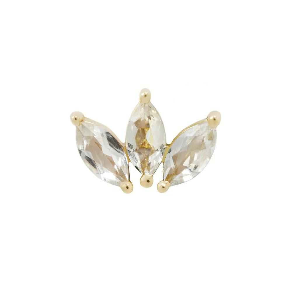 Buddha | 14k gold | Moet | Swarovski Crystal CZ