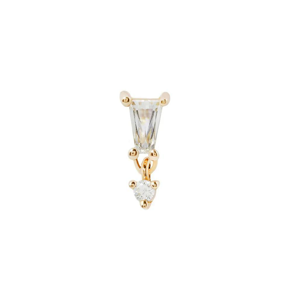 Buddha | 14k gold | Yves | Clear CZ