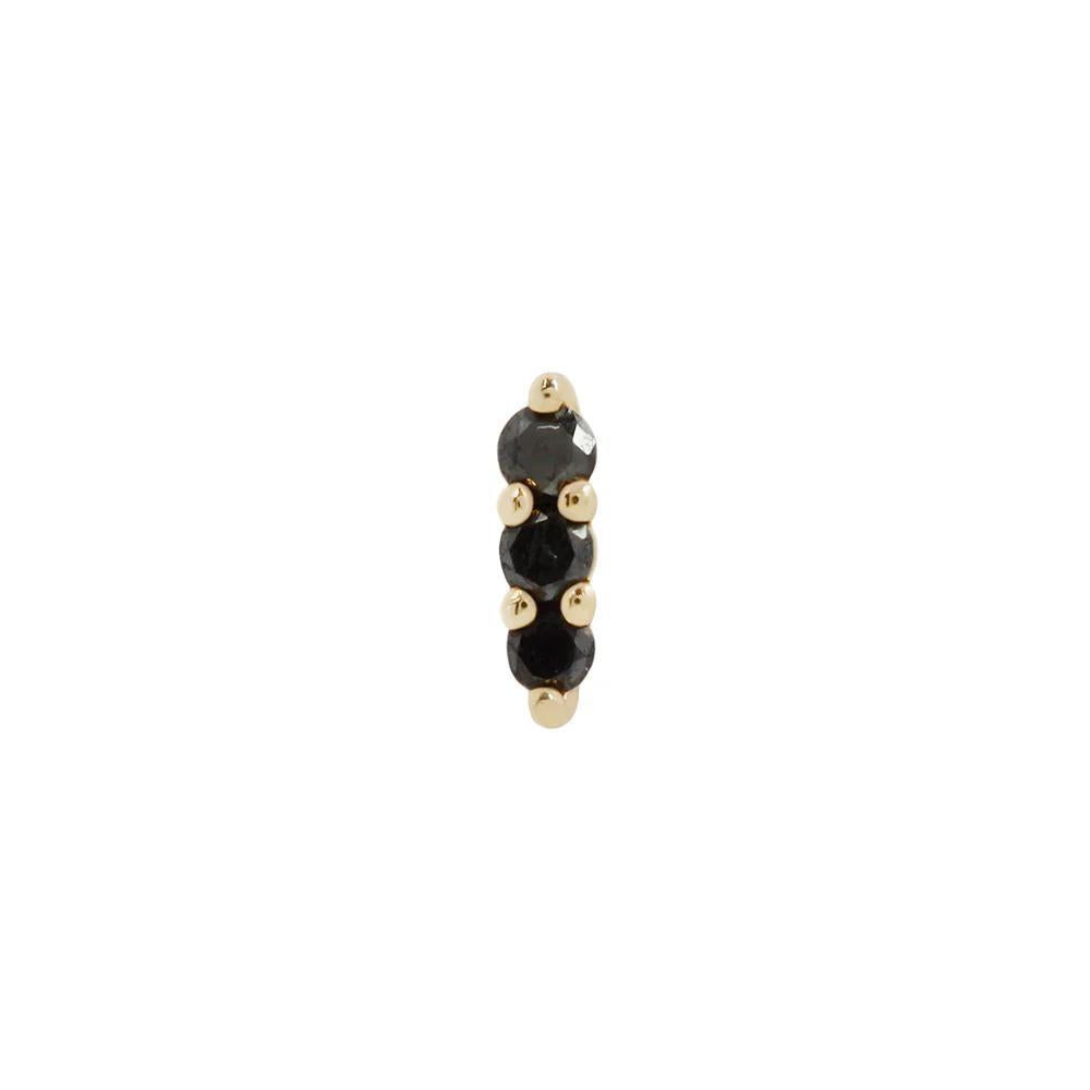 Buddha | 14k gold | Mishka 3 | Black Diamond