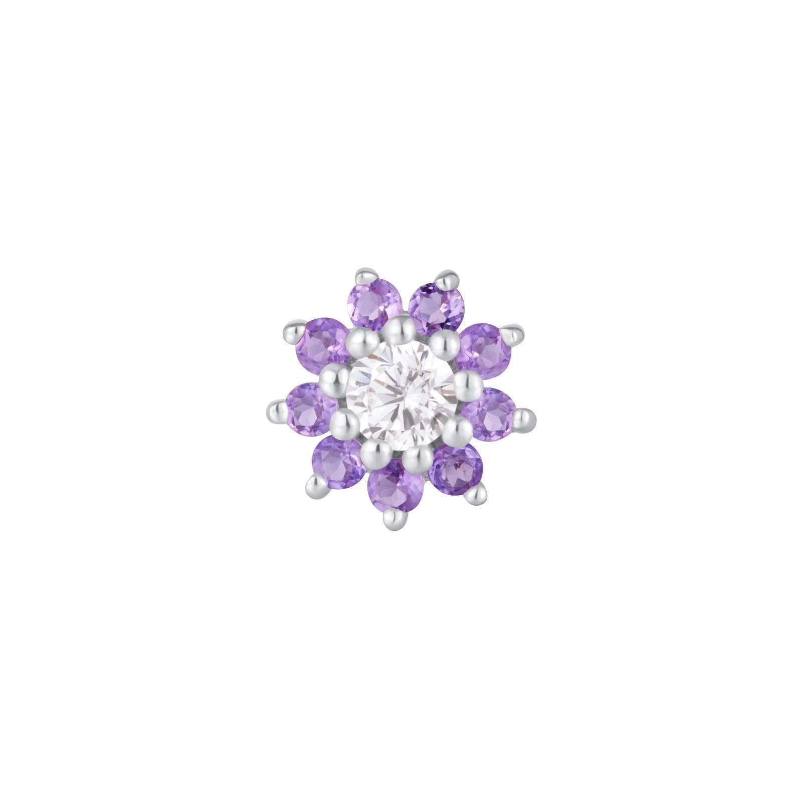 Buddha | 14k gold | Eloise | Amethyst + CZ