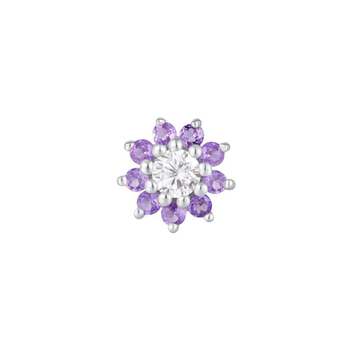 Buddha | 14k gold | Eloise | Amethyst + CZ