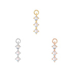 Buddha | 14k gold | XOXO Charm | Rainbow Moonstone