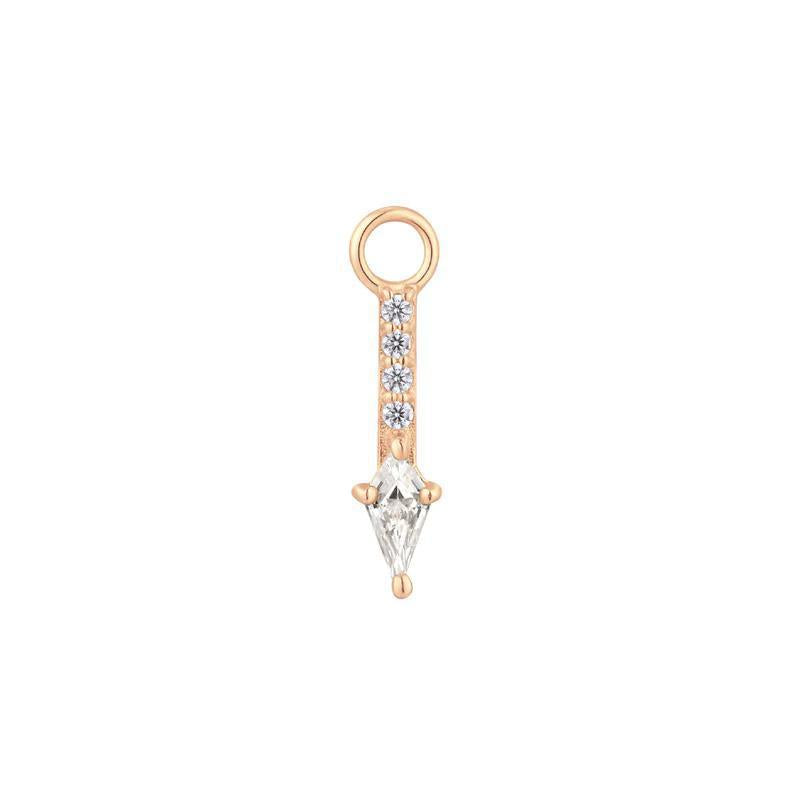 Buddha | 14k gold | Mercer Charm | CZ