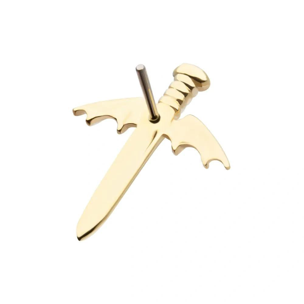 Invictus | 14k gold | Bat Wing Dagger