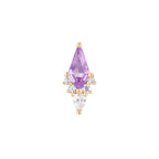 Buddha | 14k gold | Afterglow | Amethyst + CZ