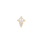 Buddha | 14k gold | The Light | Freshwater Pearl + CZ