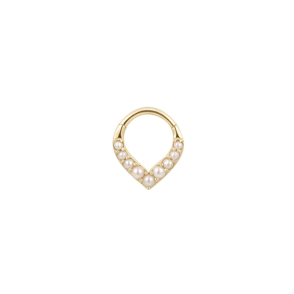 Buddha | 14k gold | Rise + Shine | Freshwater Pearl
