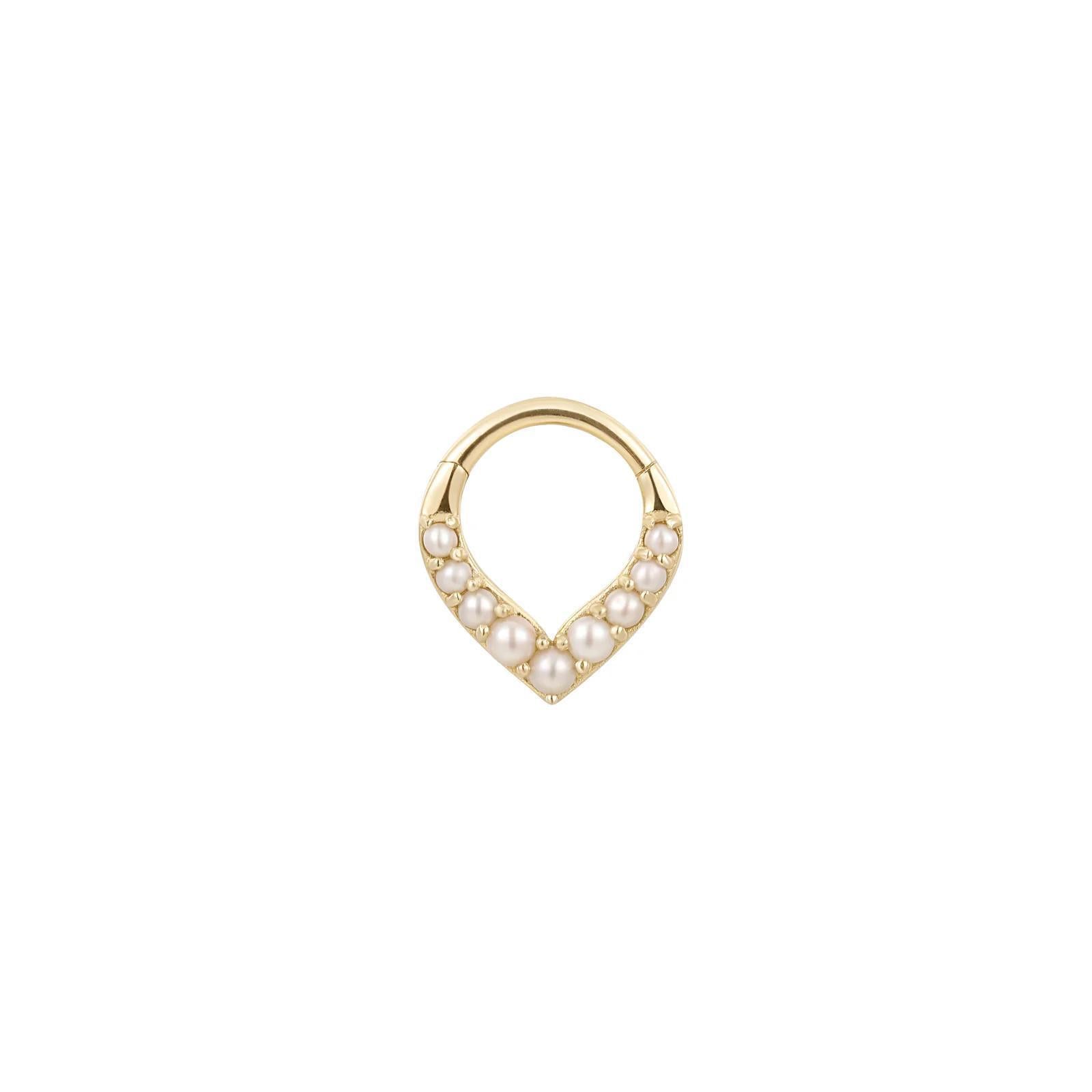 Buddha | 14k gold | Rise + Shine | Freshwater Pearl