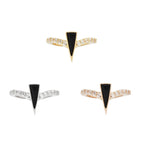 Buddha | 14k gold | Mikah | Black Spinel + CZ