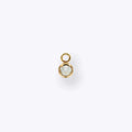 Tether | 14k gold | Luka Charm | White Topaz