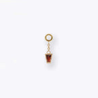 Tether | 14k gold | Linda Chain Charm | Garnet