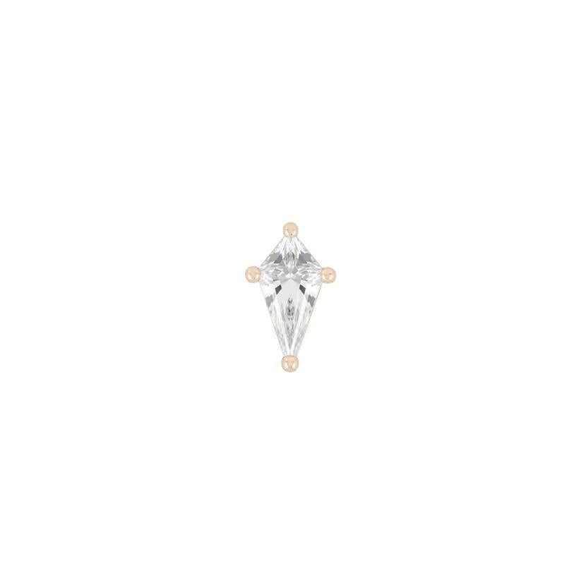 Buddha | 14k Gold | Nolita Threadless End | Cubic Zirconia