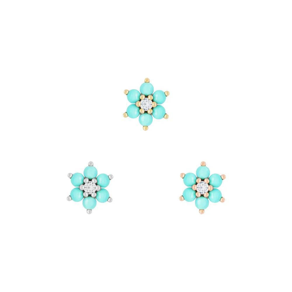 Buddha | 14k gold | Cultivate | Turquoise