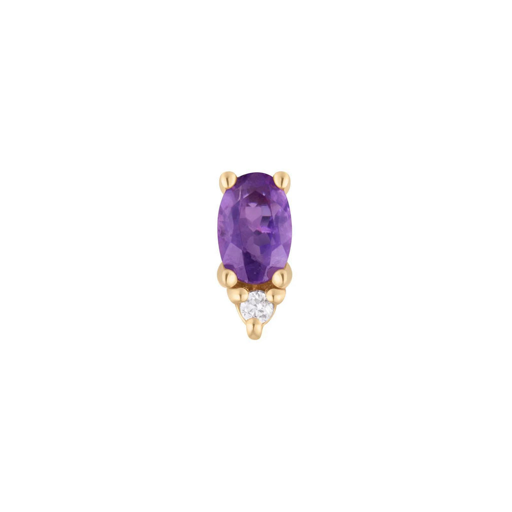 Buddha | 14k gold | Desden | Amethyst + CZ