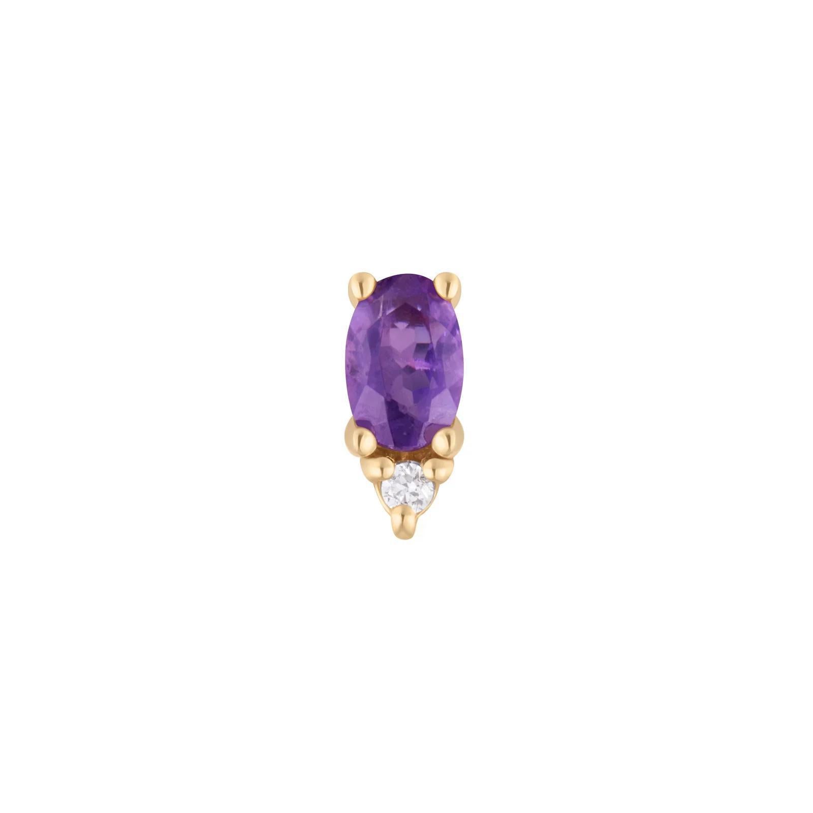 Buddha | 14k gold | Desden | Amethyst + CZ