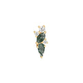 Buddha | 14k gold | Visionary | Moss Agate + White Topaz