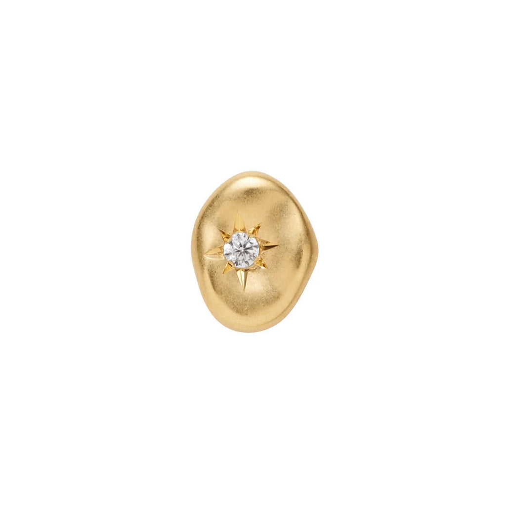 Buddha | 14k gold | Lover | Clear CZ