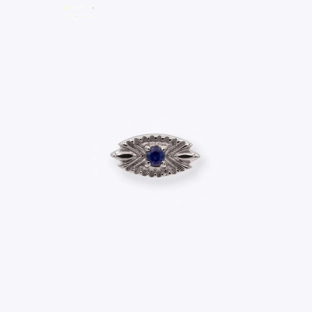 Tether | 14k gold | Nazar | Blue Sapphire