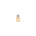 Buddha | 14k Gold | Babe Threadless End | Diamond