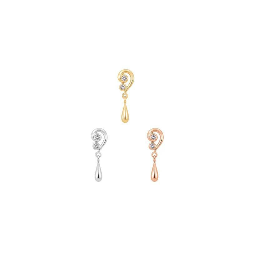 Buddha | 14k Gold | Incanto Threadless End | Cubic Zirconia