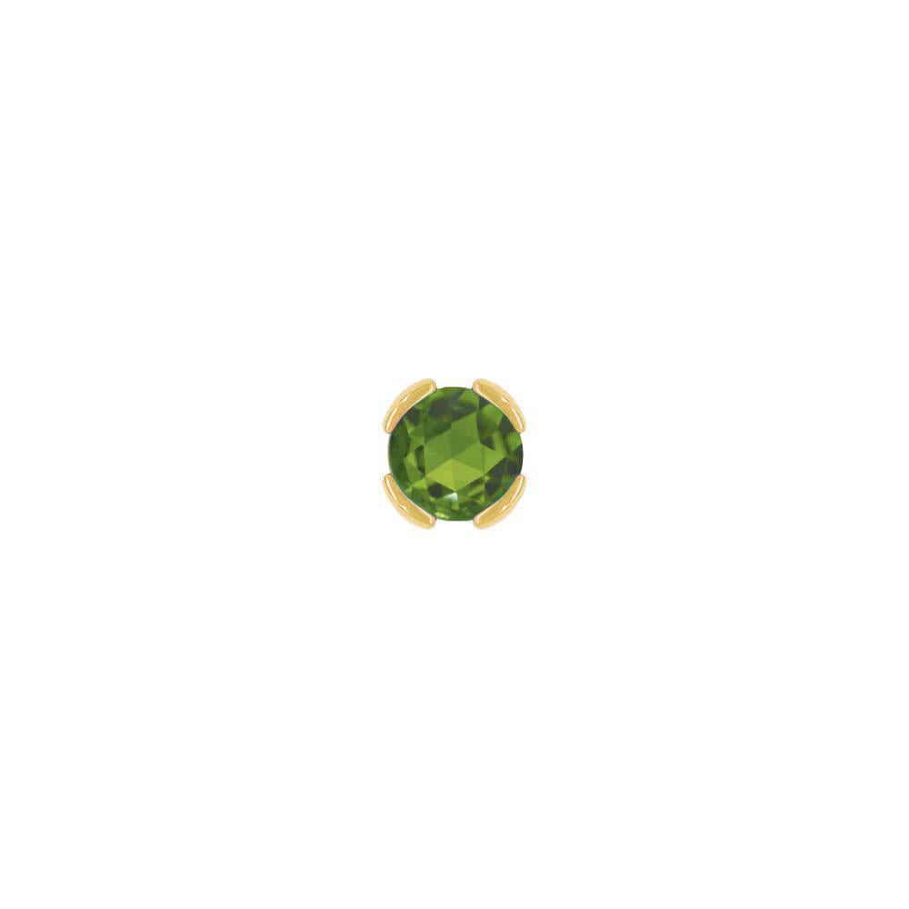 Buddha | 14k gold | Peekaboo | Green Tourmaline