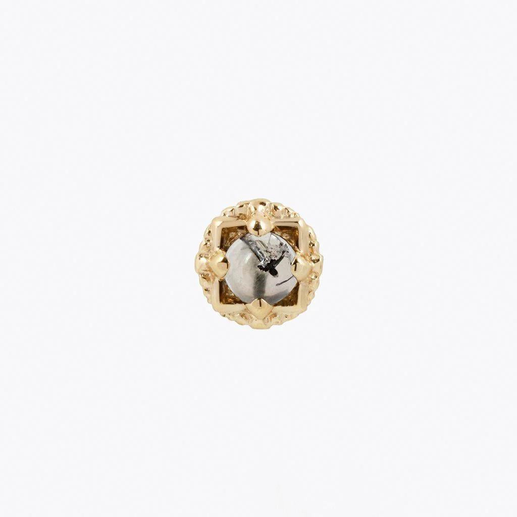 Tether | 14k gold | Omega 24 | Tourmalated Quartz
